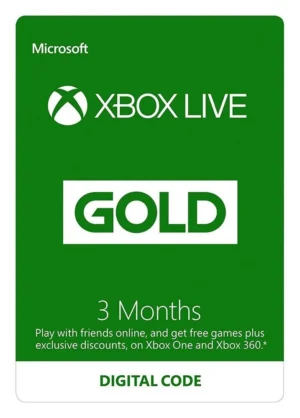 Live Gold 3 hó Card (XBO)