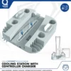 Qware QWPS5-5007 Konzol Hűtőállomás és Kontroller Töltő – PlayStation 5 Disc Edition & Digital Edition