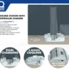 Qware QWPS5-5007 Konzol Hűtőállomás és Kontroller Töltő – PlayStation 5 Disc Edition & Digital Edition