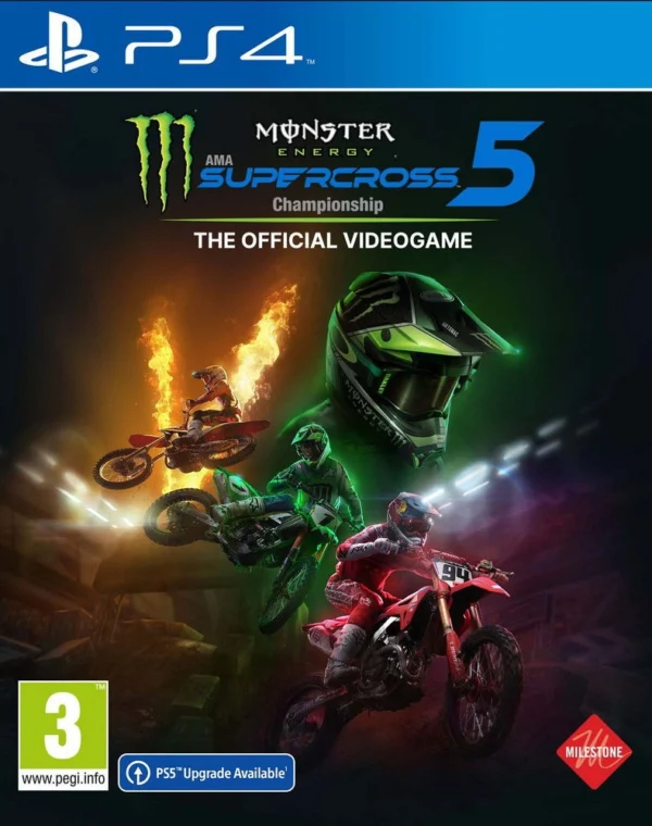Monster Energy Supercross 5 – The Official Videogame (PS4)