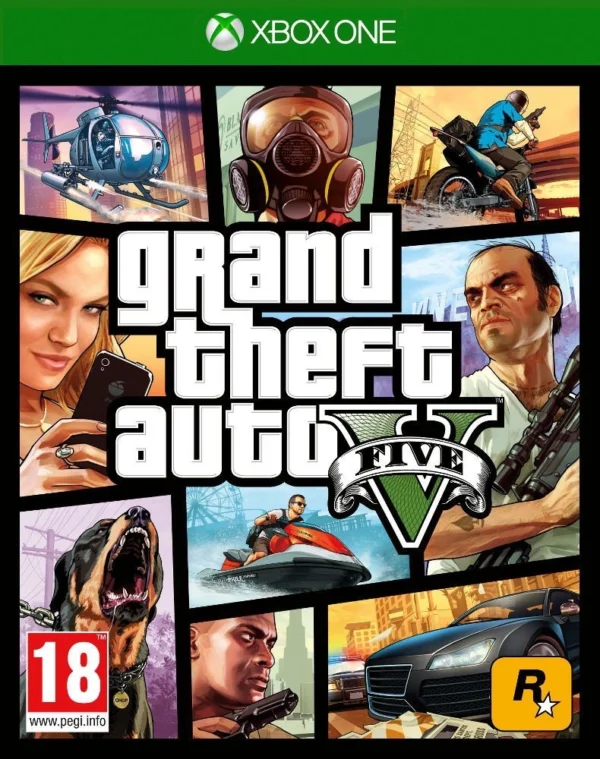 GRAND THEFT AUTO V  GTA V XBOX ONE (használt)