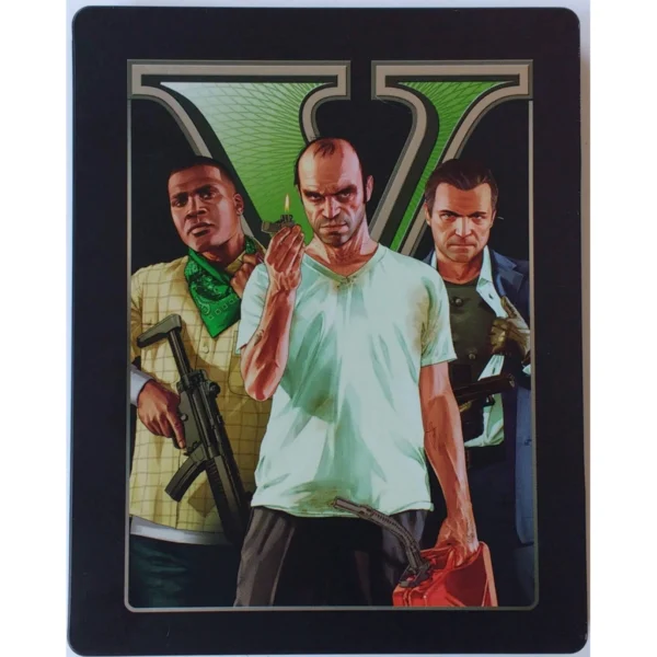 Grand Theft Auto V  GTA V  Steelbook Edition Playstation 3 PS3 (használt)