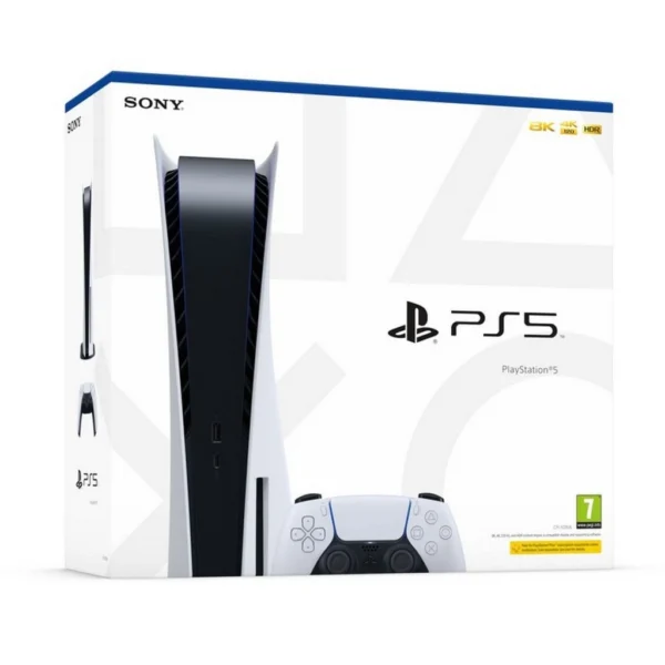 Sony PlayStation 5 konzol lemezmeghajtóval (PS5) + ajándék játék (használt)