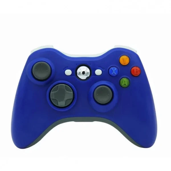 Xbox 360 Vezeték nélküli kontroller (Kék) + Vezeték nélküli adapter (használt)