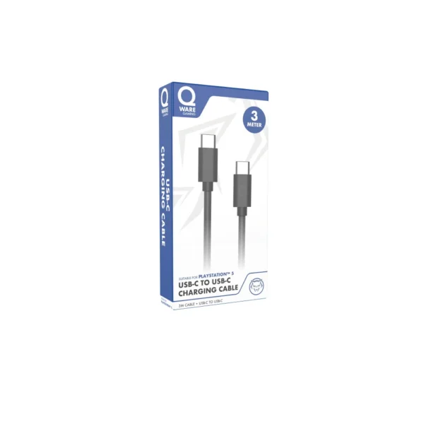 687952.webp Qware Gaming USB-C – USB-C Kábel 3m