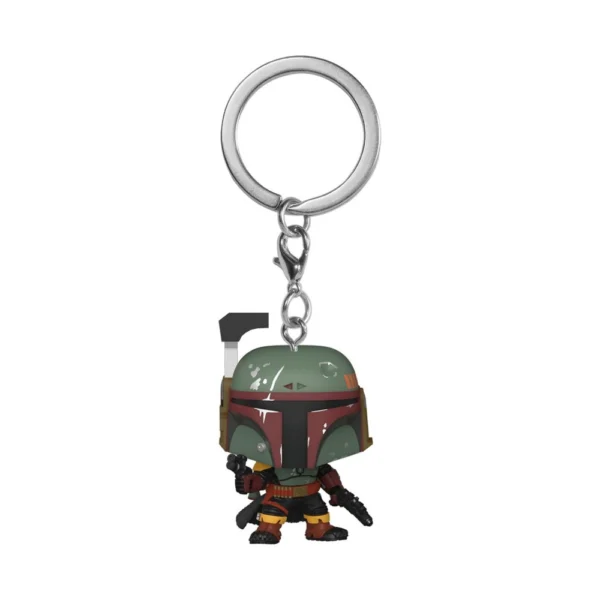 Funko Pocket POP Star Wars: The Book of Boba Fett - Bobba Fett kulcstartó (Platform nélküli)