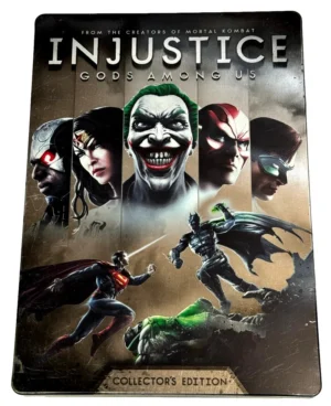 Injustice Gods Among Us Xbox 360 Steelbook + játék Collectors Edition (használt)