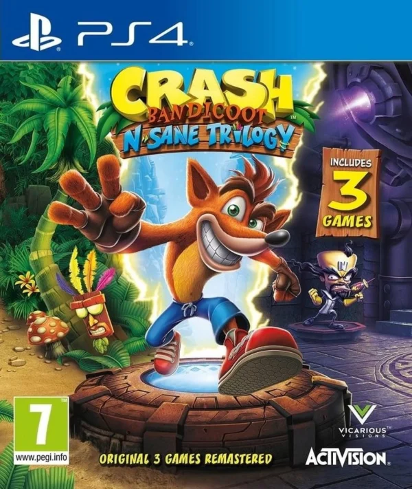 Crash Bandicoot N'Sane Trilogy (PS4) (használt)
