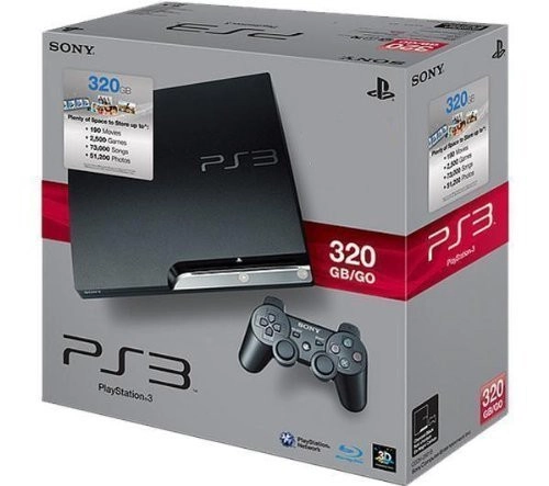 PlayStation 3 Slim 320 GB használt PS3 +GTA V játék  (használt)
