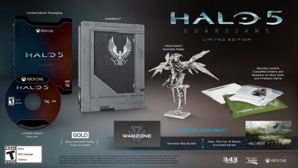 Halo 5: Guardians Limited Edition - Xbox One Limited Edition (használt)