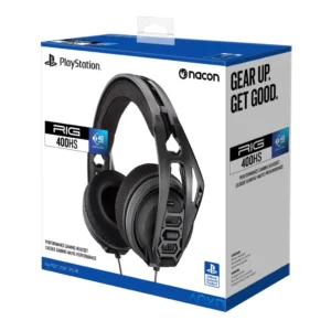 RIG 400 HS Gaming Headset New- fekete PS4 - PS5 FEJHALLGATÓ (Bontott)