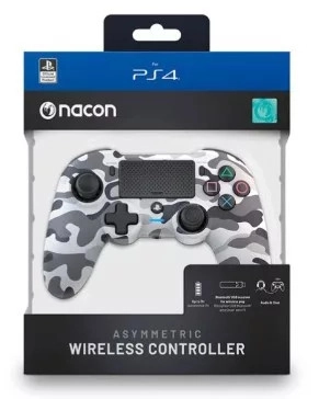 Aszimmetrikus vezeték nélküli kontroller camo szürke színben (PS4)