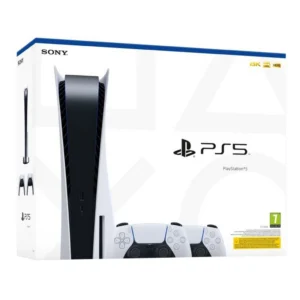 PlayStation 5 konzol kettő darab DualSense White kontrolleres kiszerelés (PS5)