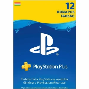 365napos PlayStation Plus előfizetés. Kártyás kivitel. (PSN)