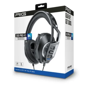 RIG 300 PRO HS Gaming Headset New- fekete (PS5) FEJHALLGATÓ