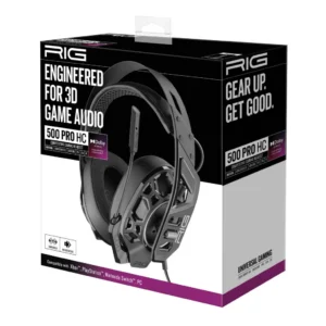 RIG 500 PRO HC Gaming Headset New- fekete (MULTI) FEJHALLGATÓ