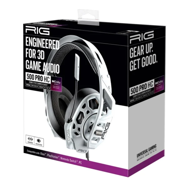 RIG 500 PRO HC Gaming Headset New- fehér (MULTI) FEJHALLGATÓ