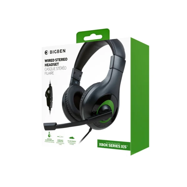Stereo Gaming Headset V1 Fekete (XBX) fejhallgató
