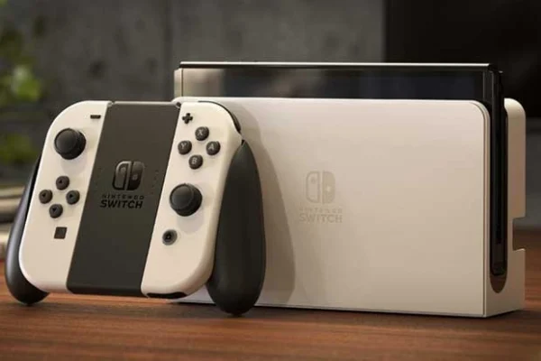 NINTENDO SWITCH OLED WHITE  64 GB használt (használt)