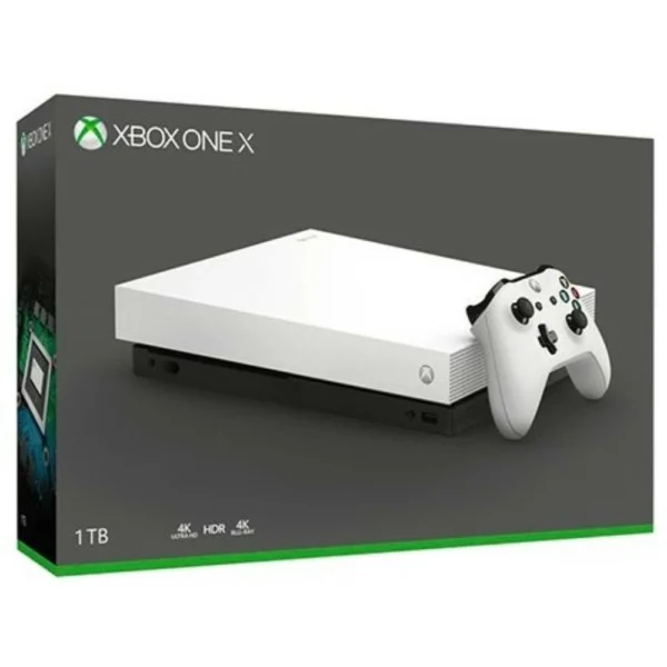 xboxox1000w.webp Xbox One X 1 Tb Robot White (használt)
