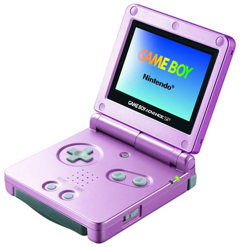 Nintendo Game Boy Advance SP - Purple  lila Edition - felújított (használt)