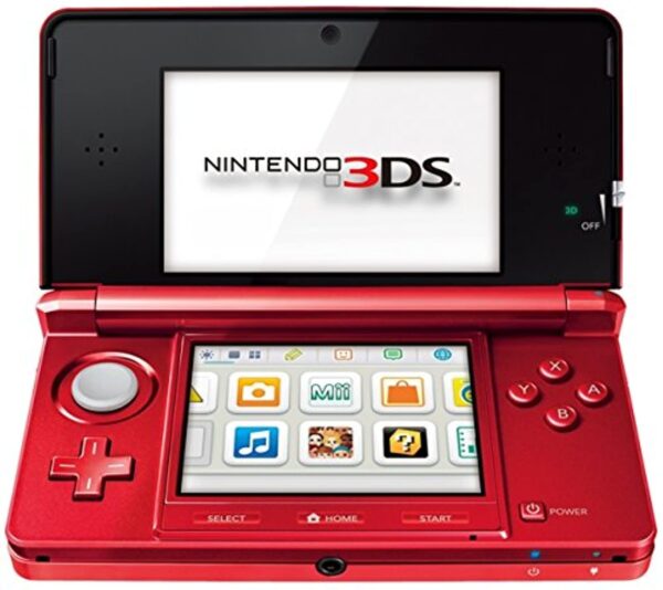 Nintendo 3DS Metallic Red + játékok (használt)