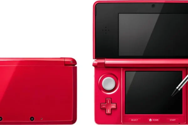 Nintendo 3DS Metallic Red + játékok (használt)