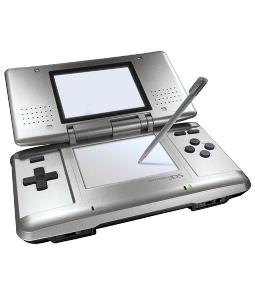 Nintendo DS Platinum Silver + játék (használt)