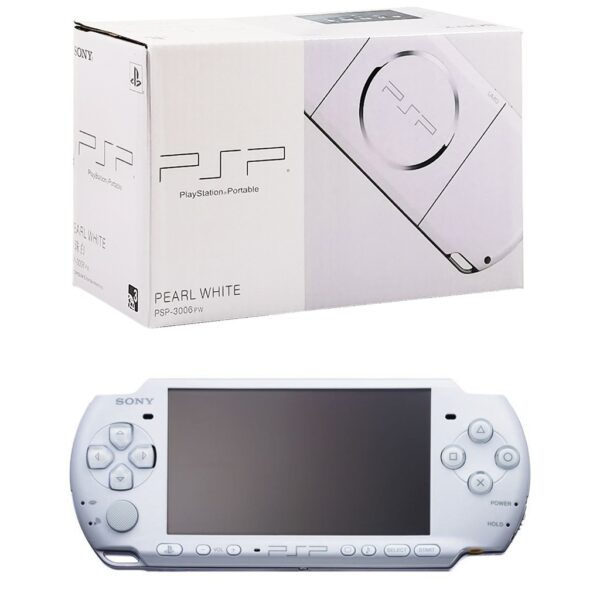 149b5a4b11e8e7ae62e017bc94b7e8b6 Sony PlayStation Portable (PSP) 3000 Pearl White CIB – Dobozos gyűjtői kiadás (használt)