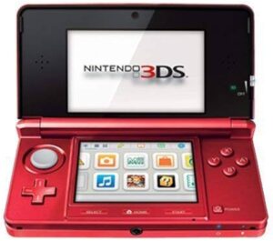 Nintendo 3DS Flare Red – Lángvörös alapgép + Telepített játékok (használt)