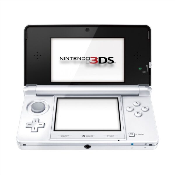 Nintendo 3DS Ice White – Jégfehér alapgép + Telepített játékok (használt)