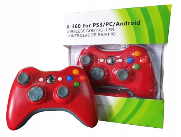 Xbox 360 Vezeték Nélküli Kontroller - Piros