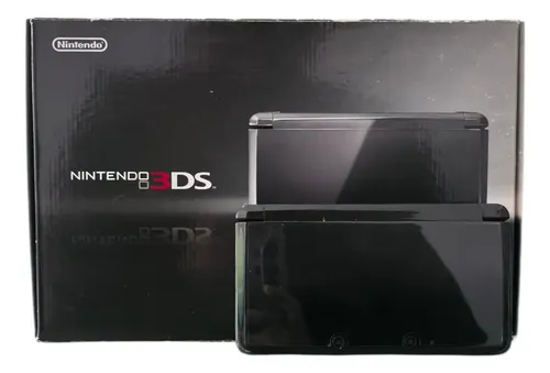 D_NQ_NP_897577-MLM104058344909_012026-O Nintendo 3DS Cosmo Black Alapgép CIB – Dobozos, dokkolóval + Ajándék játékok (használt)