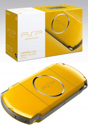 Sony PlayStation Portable (PSP) 3000 Bright Yellow CIB – Dobozos gyűjtői kiadás (használt)