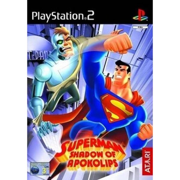 Superman-Shadow-of-Apokolips---PlayStation-2 Superman: Shadow of Apokolips PlayStation 2 játék (használt)