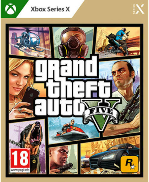 GRAND THEFT AUTO V GTA V XBOX SERIES X  (használt)