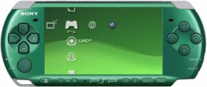 Sony PlayStation Portable (PSP) 3000 Spirited Green – Ajándék UMD filmmel (használt)