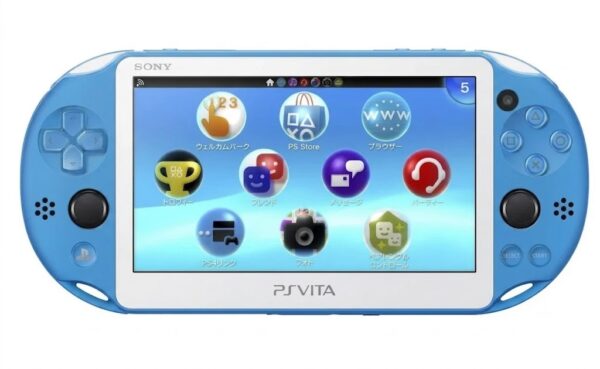 b56c2a27-a033-4817-9d47-15a64e96ee26 Sony PlayStation Vita (PS Vita) Slim PCH-2000 – kék-fehér ajándék játékokkal (használt)