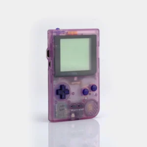 gbpp1 Nintendo Game Boy Pocket Clear Purple (Atomic Purple) alapgép – Áttetsző lila kiadás (használt)