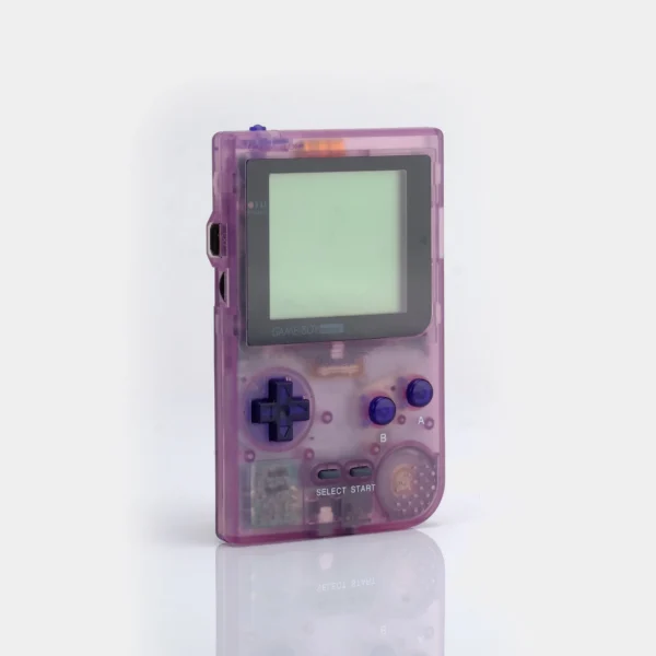 Nintendo Game Boy Pocket Clear Purple (Atomic Purple) alapgép – Áttetsző lila kiadás (használt)