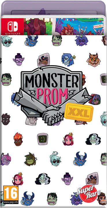 Monster-Prom-steelbook Monster Prom XXL Steelbook Edition Super Rare Games Nintendo Switch játék (használt)