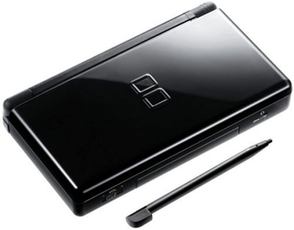 51YZ8Y4iAhL Nintendo DS Lite – Jet Black elegáns kézi konzol + ajándék játék (használt)