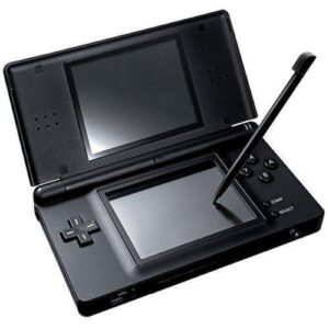 Nintendo DS Lite – Jet Black elegáns kézi konzol + ajándék játék (használt)