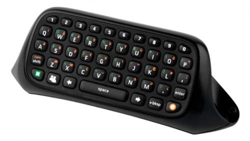CHATPAD001 Microsoft Kontroller Chatpad Xbox 360 fekete (használt)