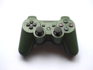 Sony PlayStation 3 (PS3) DualShock 3 vezeték nélküli kontroller – Jungle Green / dzsungelzöld (használt)