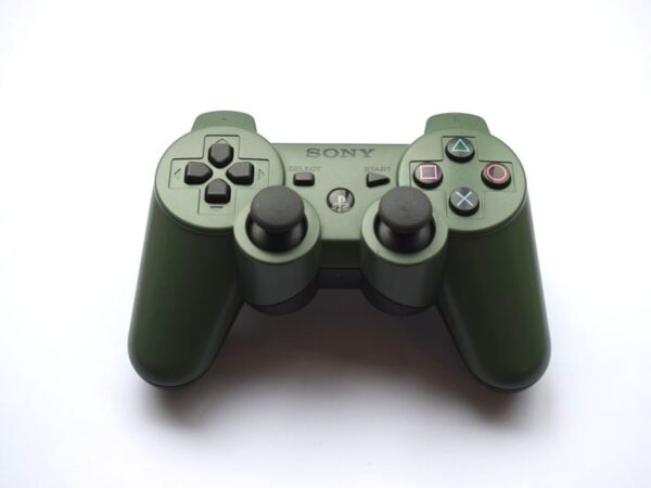 DSC_0183 Sony PlayStation 3 (PS3) DualShock 3 vezeték nélküli kontroller – Jungle Green / dzsungelzöld (használt)