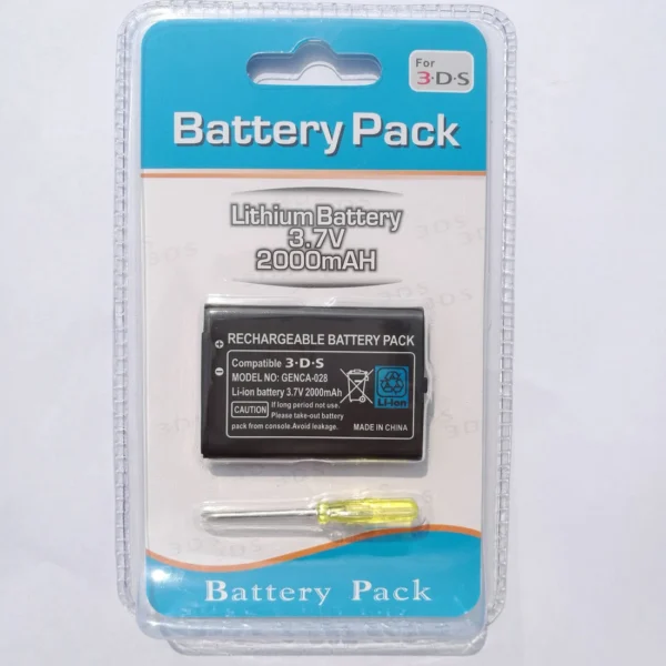 Nintendo 3DS / 2DS Akkumulátor (2000mAh, 3.7V) + Csavarhúzó
