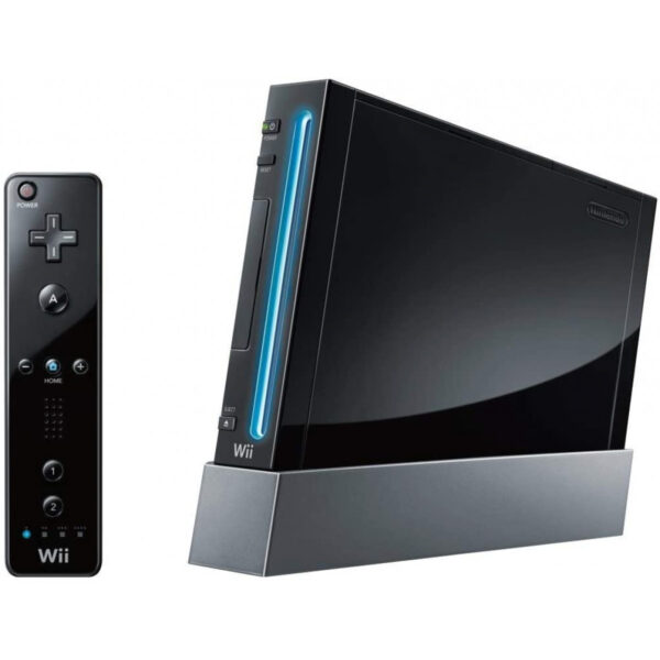 Nintendo Wii fekete + tartozékok (használt)