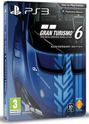 Sony Gran Turismo 6 [Anniversary Edition] Steelbook+ játék (PS3) (használt)