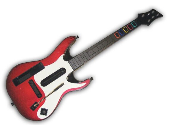 Guitar Hero 5 Wireless gitár kontroller + Guitar Hero: Aerosmith játék csomag (használt)